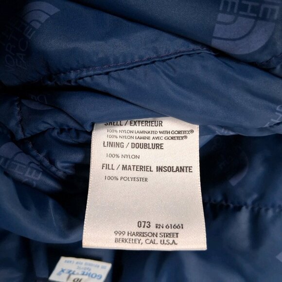 Vintage 1990s North Face Extreme Jacket Women 10 Teal Snow Ski Gore Tex Winter - Picture 6 of 16